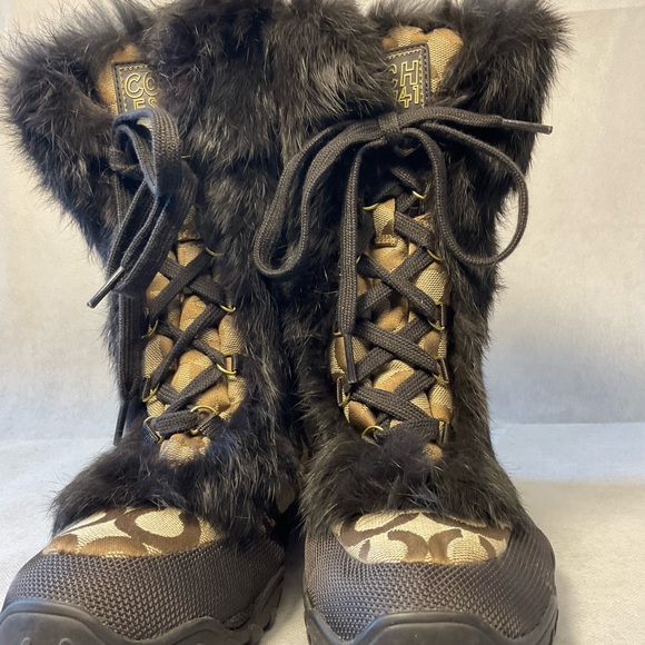 Coach Signature Jennie Winter Boots- Size 7.5 - Picture 11 of 16